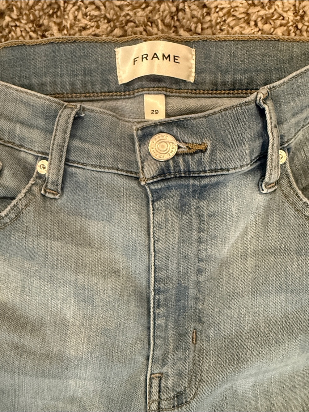 Frame High Waist Step Hem - Picture 2 of 3